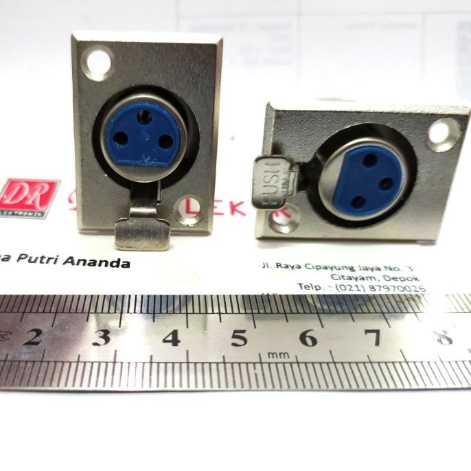 

Soket MIC body casing box canon jack female konektor microphone xlr dre3 Murah