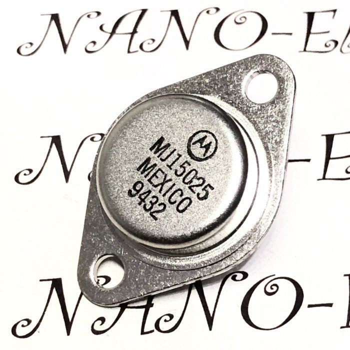 Transistor Jengkol Ori Mj15025 Mj 15025 Motorola