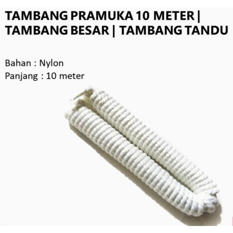 

TAMBANG PRAMUKA / TAMBANG TANDU 10 METER / 5 METER