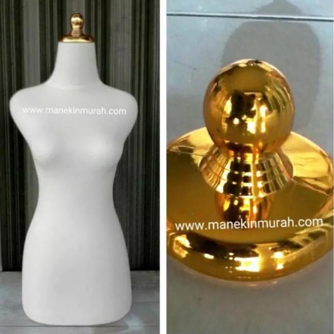 Patung Setengah Badan Wanita Manekin Setengah Badan cup silver / gold Diskon Besar