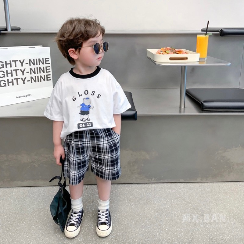 EXCLUSIVE ANAK ANAK (Z0063) Baju pakaian anak bayi cowok korean korea impor setelan lucu unik /