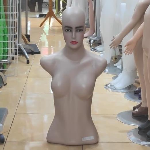 PATUNG MANEKIN TORSO WANITA BOTAK Diskon Besar