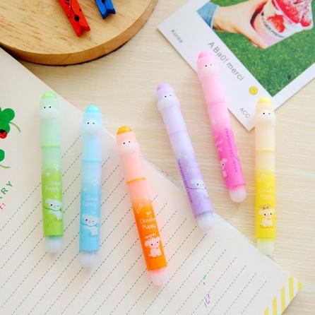 

Special Highlighter set isi 6 cloud puppy / spidol marker !!
