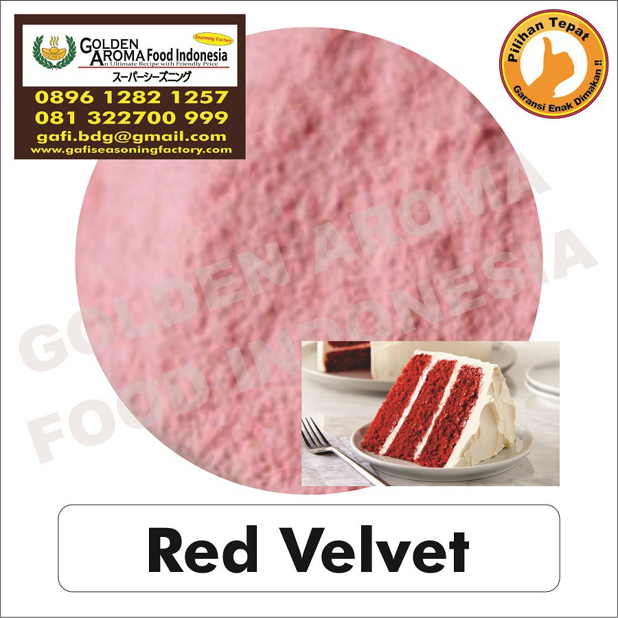 

Bumbu Tabur Rasa Red Veet 1 Kg Jual Bubuk Tabur Red Veet Enak Seasoning Powder Gafi