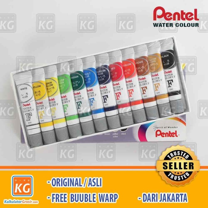 

Terlaris Cat Air Pentel 12 Warna Lukis - Water Colours Pentel Wfrs 12 Colours Promo Terbaru