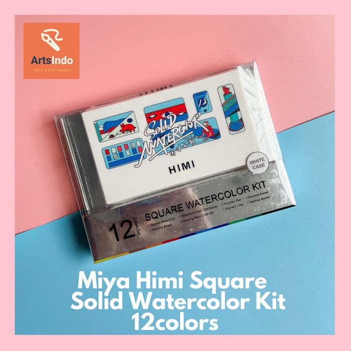 

Terlaris Miya Square Watercolor Kit 12 Colors Promo Terbaru