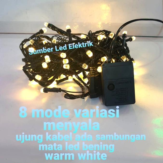 Lampu led/lampu natal kuning warm white pohon natal