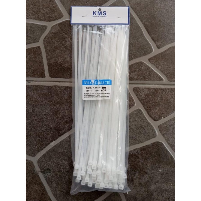 

Ready stock] Cable Ties / Kabel Ties / Kabel Tis KMS 30cm 300 x 4,8 High Quality