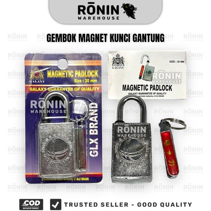 }}}}}}] GLX Gembok Magnet Kunci Gantung Tanpa Lubang Toko Anti Maling Besar
