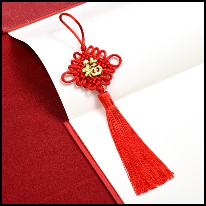 

TERMURAH TASSEL FU MERAH DEKORASI IMLEK PARCEL HAMPERS TAHUN KELINCI 2023 !!!!!!