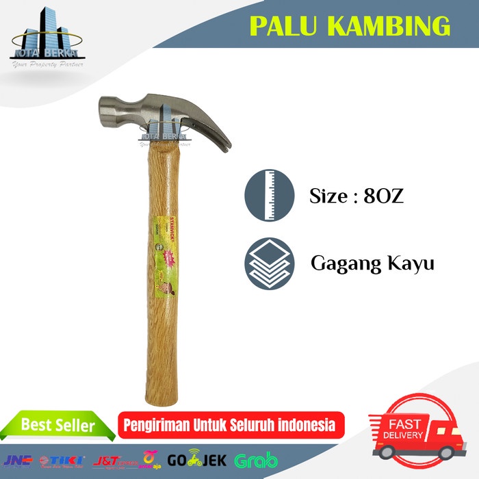 $$$$] PALU KAMBING / PALU TUKANG GAGANG KAYU STAMVICK - 8OZ