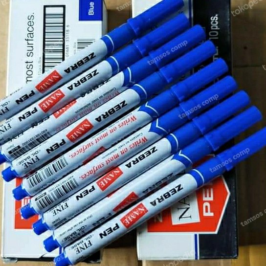 

SALE ZEBRA NAME PEN BLUE Termurah