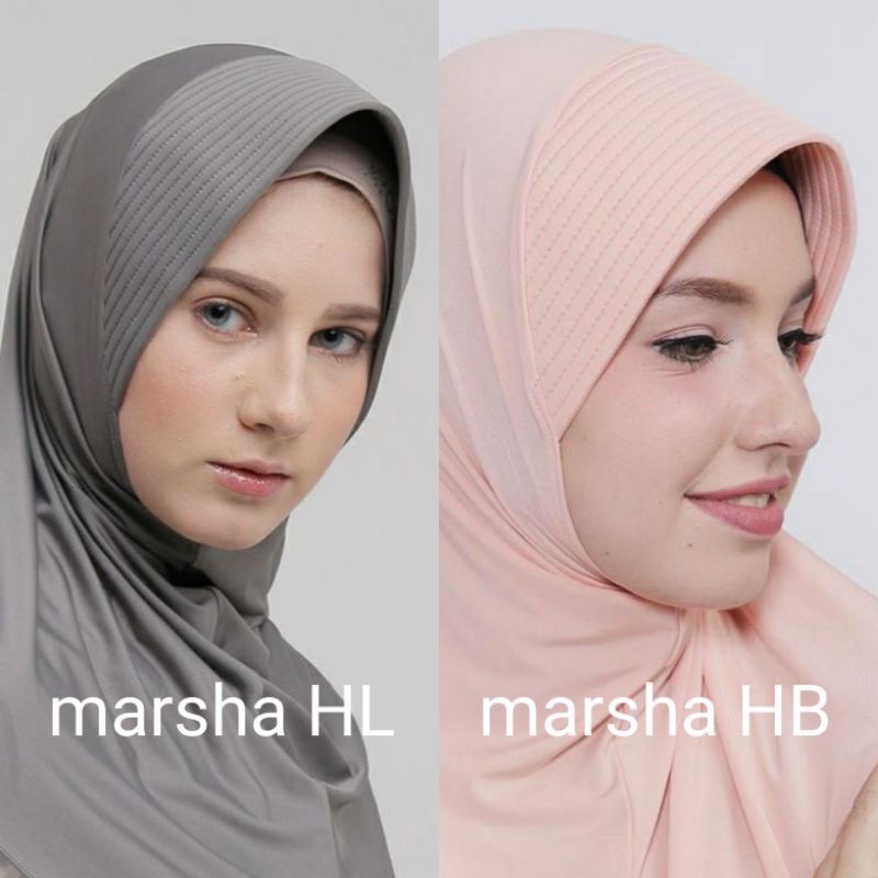 STYLISH HIJAB DAILY Bergo Marsha HL casual Zoya HEIQ