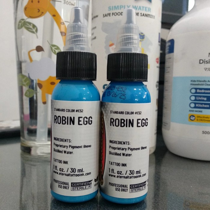 Eternal ink Robin egg (tinta tattoo eternal warna biru) size 1oz