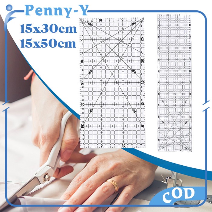 

Promo Penggaris Jahit Quilting Ruler Patchwork Ruler Penggaris Pola