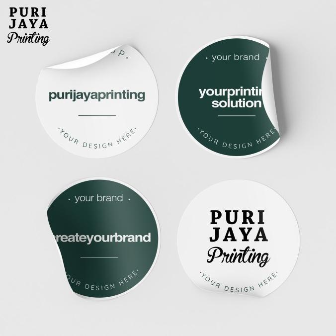 

/////] Cetak Sticker Chromo Custom Label Brand Kemasan Produk Makanan Kering