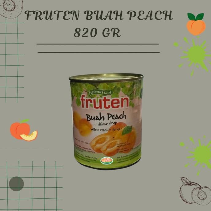 

Produk Terbaik] FRUTEN BUAH PEACH 820 GR