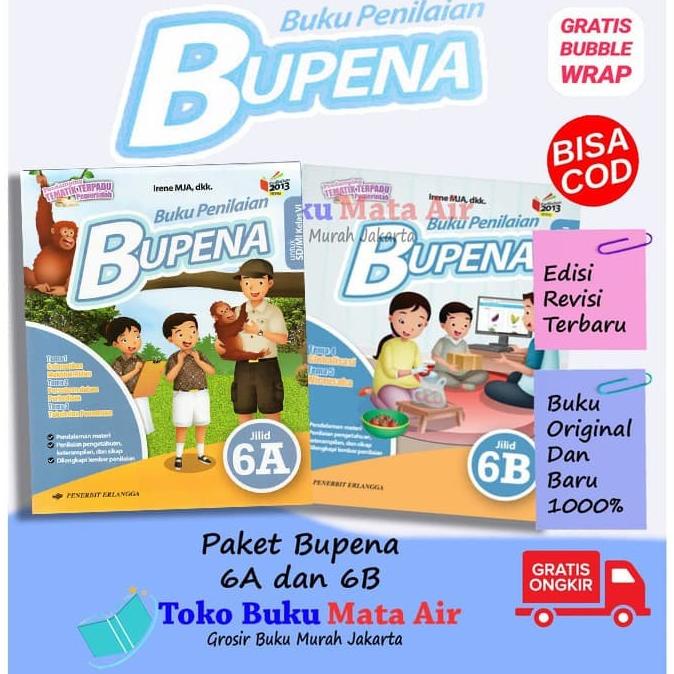 

SALE BEST SELLER PAKET BUPENA 6A & 6B UNTUK SD MI K13N - ERLANGGA Termurah