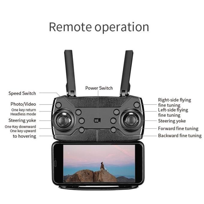 Drone E88 4K Camera Drone Kamera E88 Pro Dual Camera Mini Drone Rc