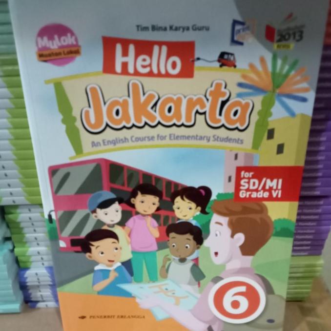 

SALE buku pelajaran bahasa Inggris hello Jakarta kelas 6 SD Termurah