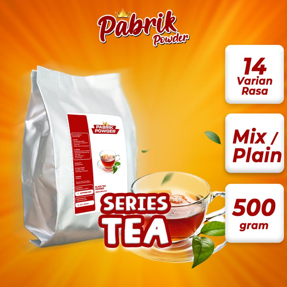 

Terjangkau Powder Minuman Varian Tea 500 gram ~