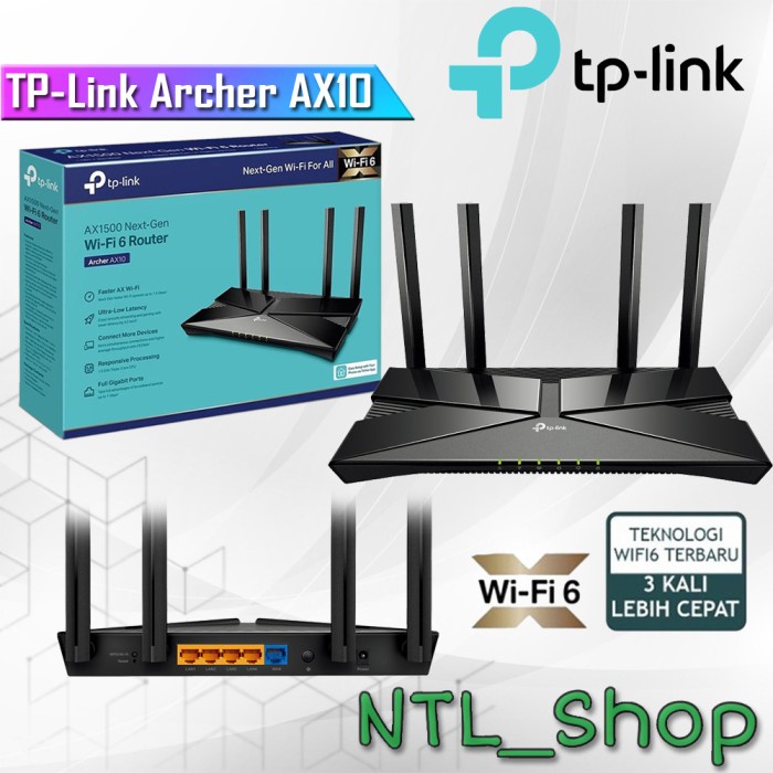 TP-Link Archer AX10 - AX1500 WiFi 6 Router -Tplink Archer Ax10 Ax150