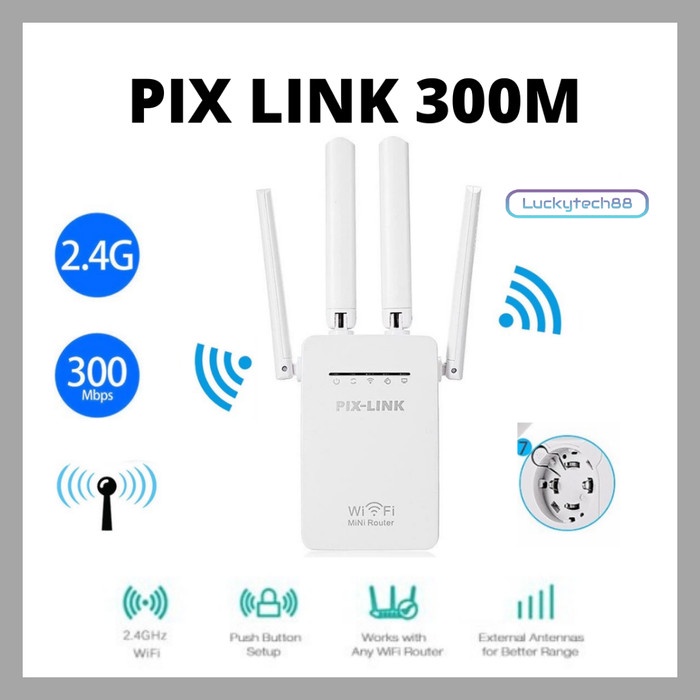 PIX LINK 300M REPEATER PIX-LINK Wireless Wifi Extender Router