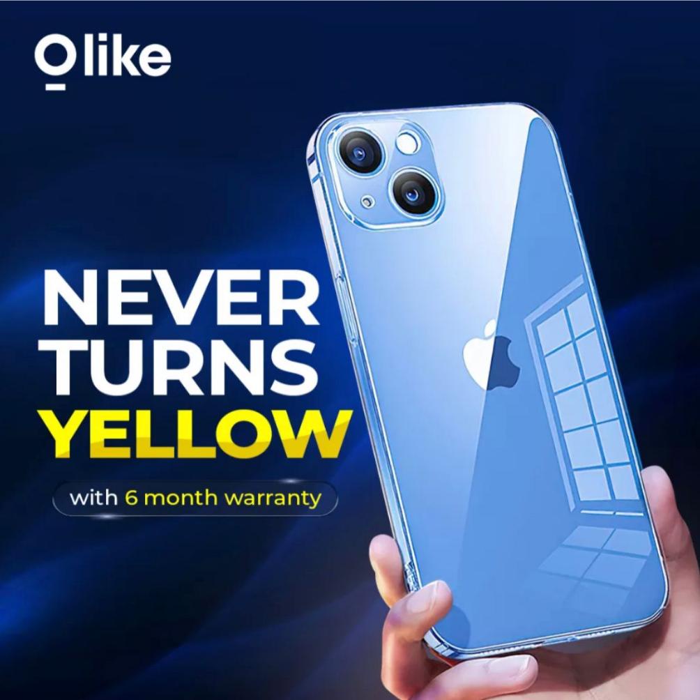 Bagus OLIKE CASE CLEAR APPLE IPHONE 13 14 PRO MAX CASING BENING TRANSPARAN ANTI KUNING TC1 TB005