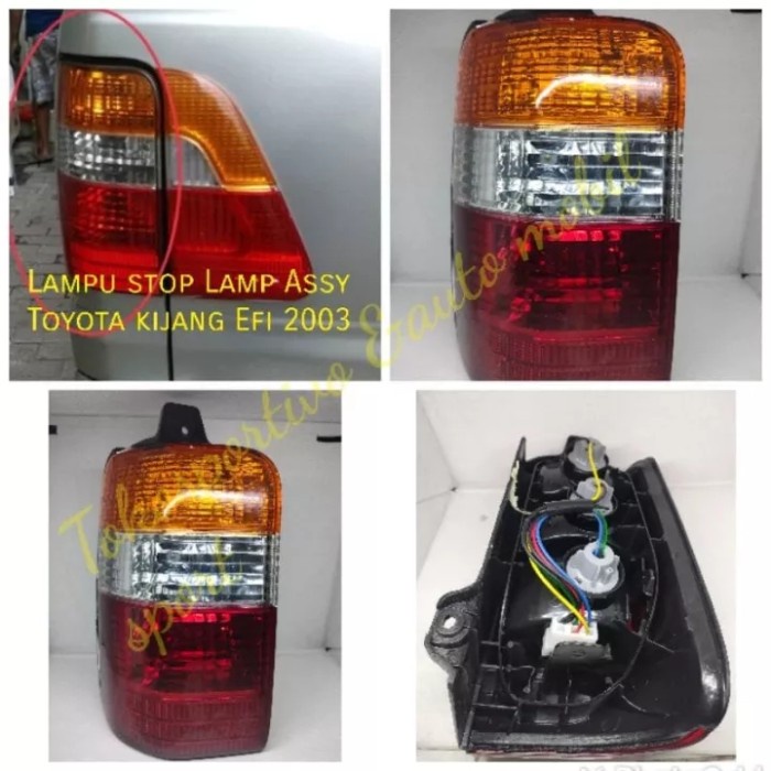Cod Lampu Stop Rem Lamp Belakang Assy Kijang Kapsul Efi 2000 2003 Lgx 2001 Kode Ema237