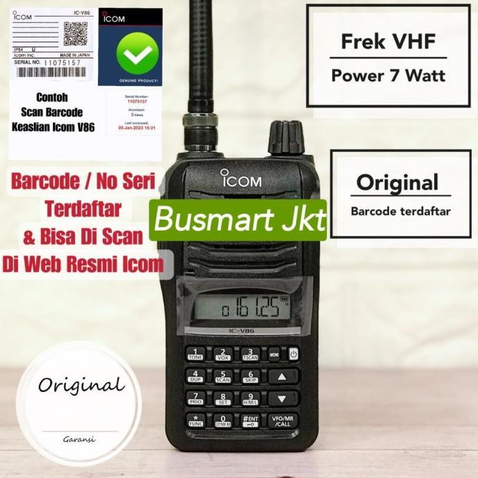 HT Icom V86 Original