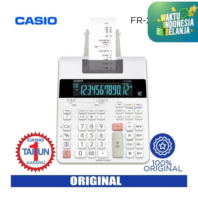 

Casio Calculator FR 2650 RC / Calculator Printing