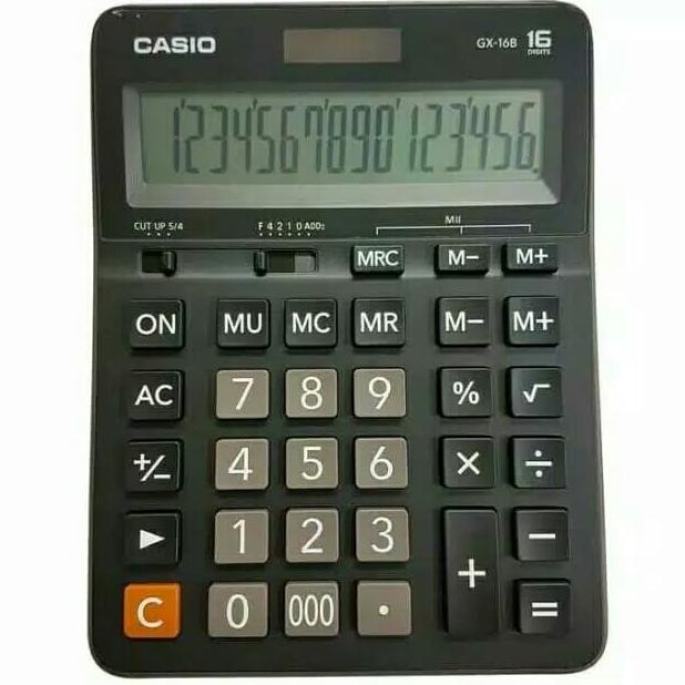 

kalkulator calculator casio meja dagang office casio gx-16b gk16b ori