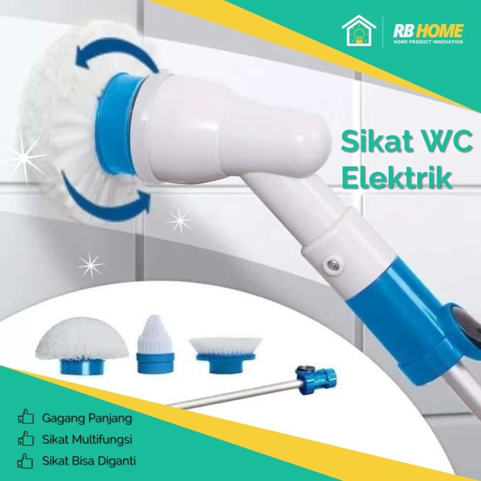 Promo Sikat Wc Elektrik Lantai Dinding Kamar Mandi