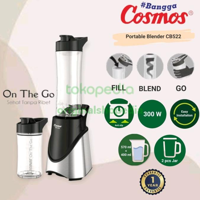 Buruan beli] Blender cosmos ON THE GO CB522 Blender portable cosmos CB 522 ONTHEGO