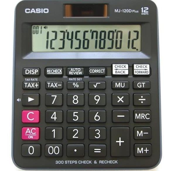 

KALKULATOR CASIO MJ 120D PLUS ORIGINAL - KALKULATOR 12 DIGIT