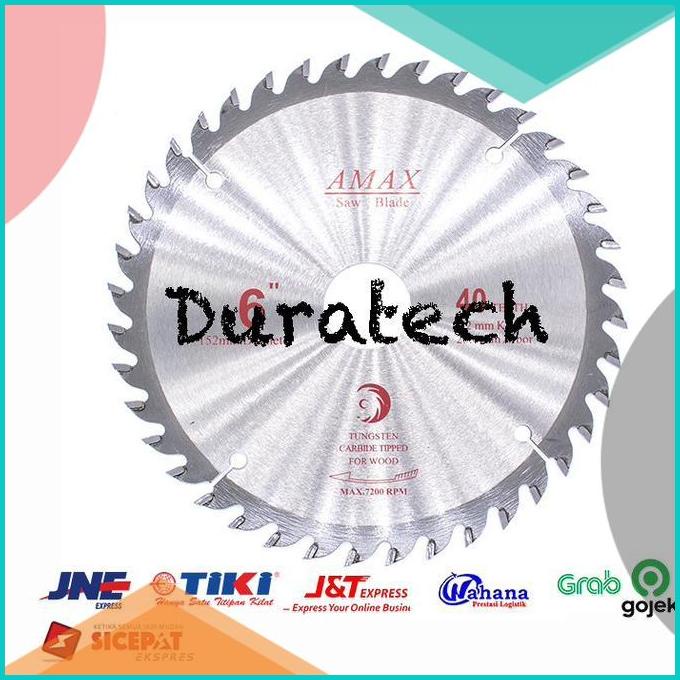 Circular Saw 6 inch / Sawblade 6 inch / Mata Gergaji TCT 6" x 60T Pro