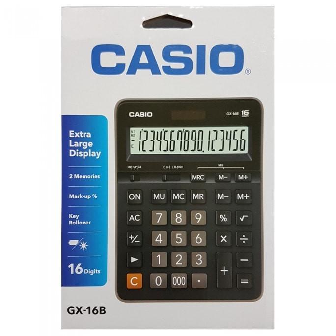 

Casio GX 16B - Calculator Desktop Kalkulator Meja Kantor Office GX-16B