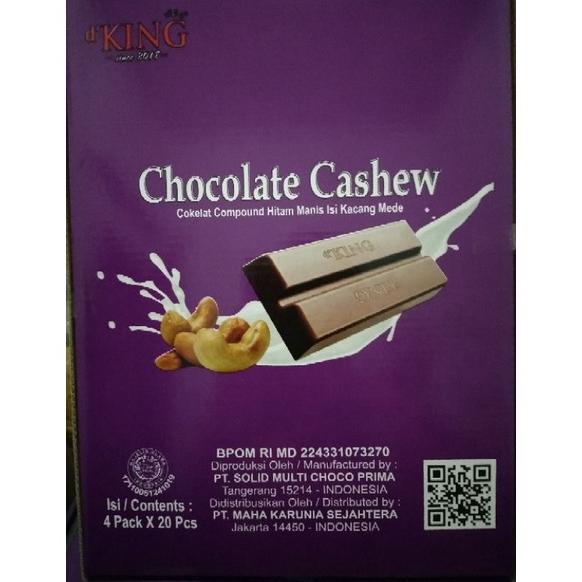 

TRENDING!! DKING COKLAT CASHEW 1 DUS ISI 4PAK (CKLT ISI KACANG MEDE) FULL DISCOUNT