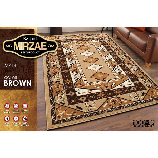 KARPET MIRZAE 210 X 300 MZ14 BROWN