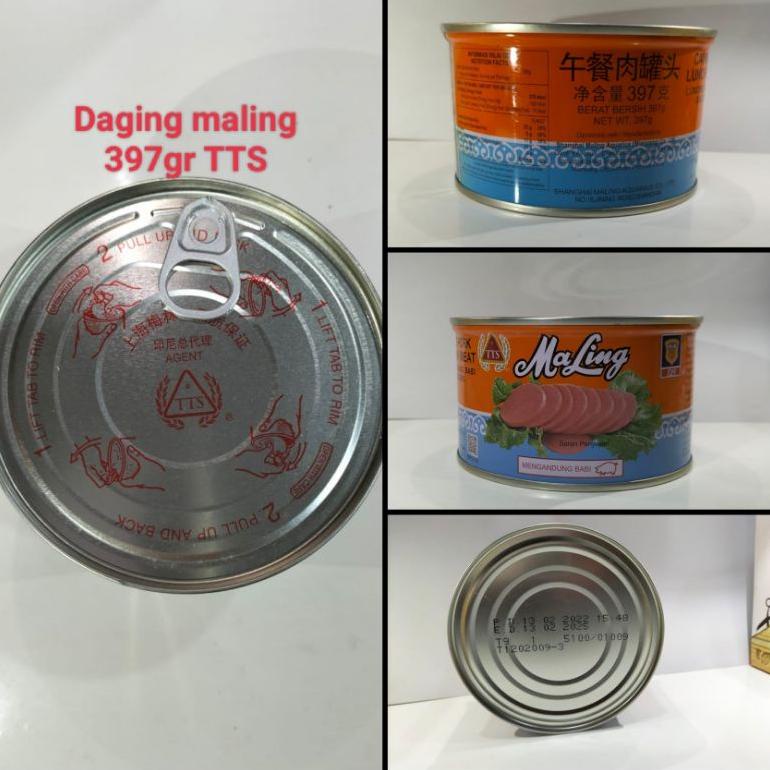 

COD DAGING MALING TTS 397 GR/PORK LUNCHEON MEAT TERBARIK DI PAGE INI