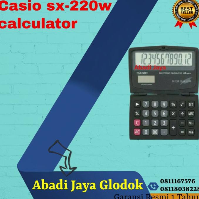 

Casio sx-220w calculator