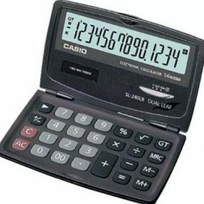 

Calculator Pocket merk CASIO SL240LB 14 digits