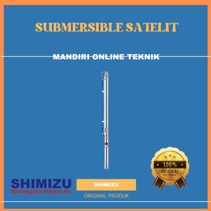 [Ori] Pompa Air Submersible Satelit Sible Shimizu Spg 20-311K Bit 1/2 Hp Terbatas