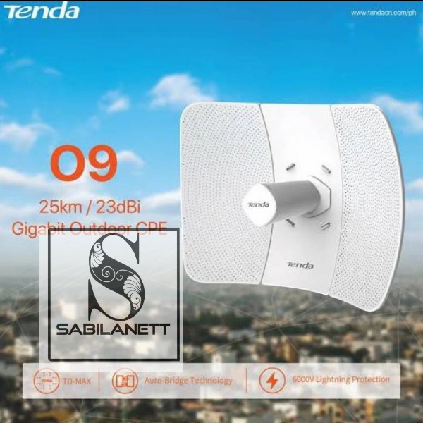 Tenda 09 5ghz 23dbi cpe outdoor