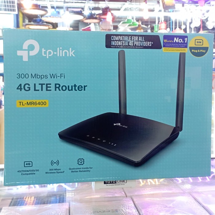 MODEM SIMCARD TP-LINK TL-MR6400 Wireless N300 4G LTE ROUTER