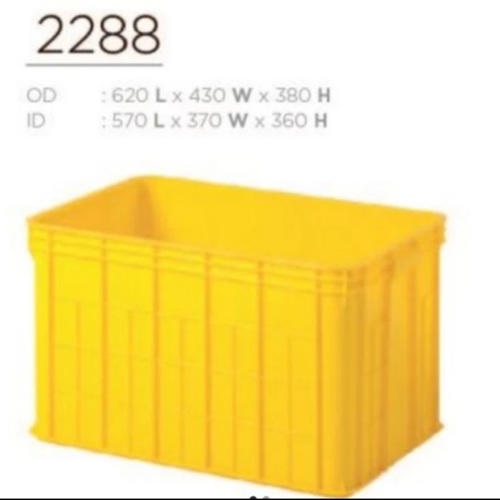 Terbaru Container Box / Kontainer Industri / Bak Ikan Rabbit 2288 Promo Terlaris