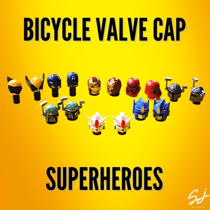TUTUP PENTIL BAN SEPEDA LIPAT MTB ROADBIKE GORI SUPER HERO ORIGINAL