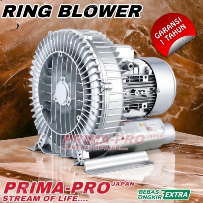 [Ori] Ring Blower 370 Watt 055Hp 220V Ring Blower Tambak Udang Ikan Diskon