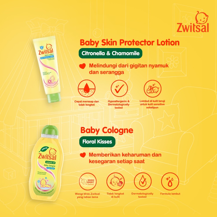 Zwitsal Essential Baby Gift Set Hampers Bayi Zwitsal Natural Paket Perlengkapan Bayi 1 Pc Image 5
