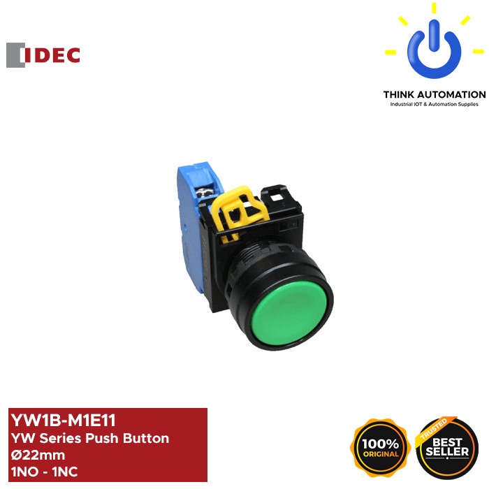 Termurah Pushbutton 22Mm Idec Yw1B-M1E11G Murah
